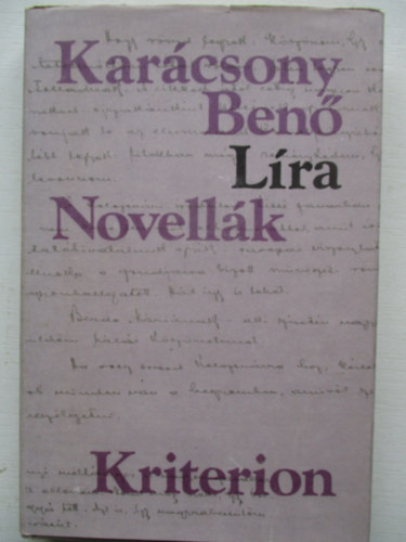 Kar�csony Ben� - L�ra  (novell�k)
