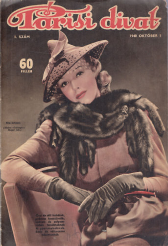 Somfay Margit  (szerk.) - Prisi divat 1940. oktber 1. (1. szm)