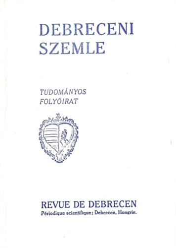 Debreceni Szemle 1927-1944 Repert�rium