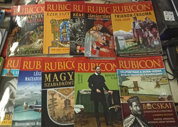 R�cz �rp�d  (f�szerkeszt�) - Rubicon 2020/1-12. (teljes �vfolyam, lapsz�monk�nt)