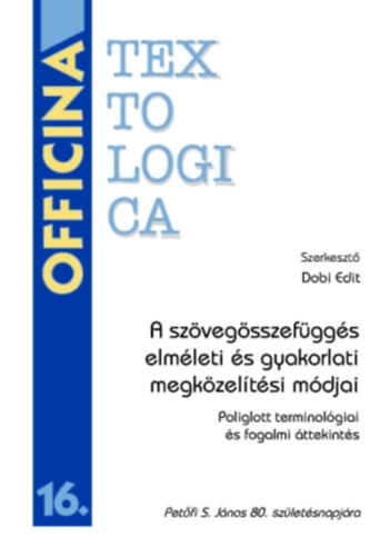 Dobi Edit - Officina Textologica 16.