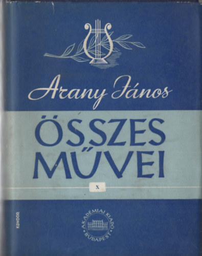 Arany J�nos - Arany J�nos �sszes m�vei X.