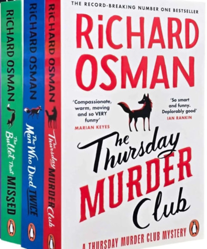 Richard Osman - Thursday Murder Club Mysteries,We Solve Murders Series 3 Books Set