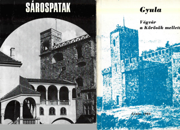 2 db k�nyv, D�tsy Mih�ly: S�rospatak, Dr. Bencsik J�nos: Gyula - V�gv�r a K�r�s�k mellett