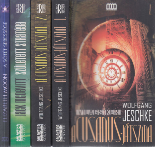 Jack McDevitt, Elizabeth Moon Wolfgang Jeschke - 3 db. sci-fi 4 ktetben (A Cusanus-jtszma I-II. + Szletett stratga + A stt sebessge)