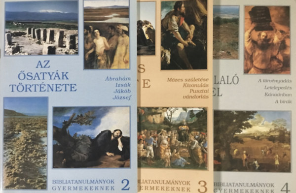 rvai Mrta-Kknyes Zsuzsa-Ottn Bartalos Zsuzsa - Bibliatanulmnyok gyermekeknek 2, 3, 4 (3 ktet)