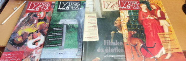 S�ghy Ildik� - 4 db Lyukas�ra - A Magyar �r�k Egyes�let�nek foly�irata (sz�rv�nysz�mok, sorsz�m a term�klapon, saj�t fot�)