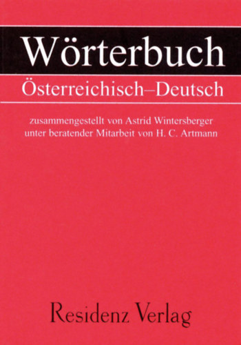 H. C. Artmann - W�rterbuch - �sterreichisch-Deutsch