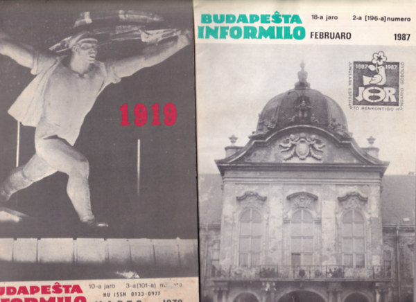 dr. Mth rpd - Budapesta Informilo 1979 marto, 1987 februaro ( 2 db eszperant jsg )