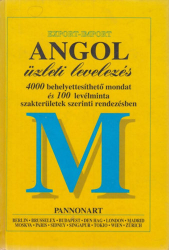 Pannonart - Angol üzleti levelezés