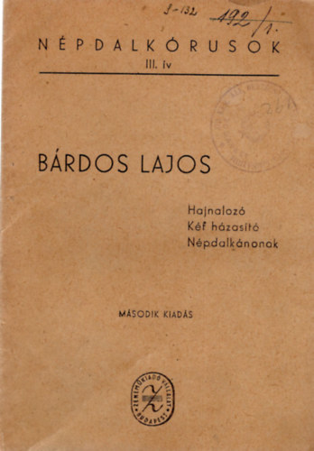 Brdos Lajos - Npdalkrusok III. v