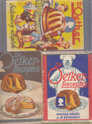 3 db. Dr. Oetker receptes fzet