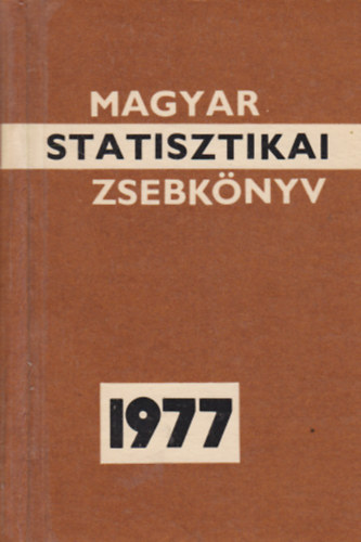 Magyar statisztikai zsebk�nyv 1977