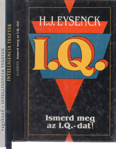 3 db. I.Q. tesztkönyv (Ismerd meg az I.Q.-dat! + Ismerd meg önmagad! + Intelligencia teszt)