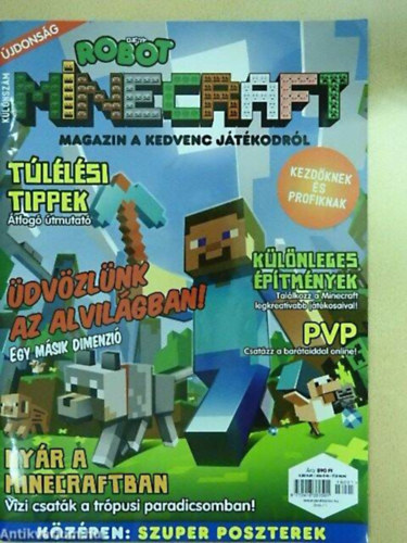 Ismeretlen Szerz - Minecraft magazin a kedvenc jtkodrl klnszm 2016/1