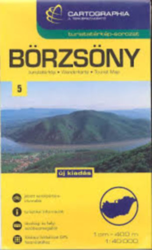 A Brzsny turistatrkpe (1:40 000)