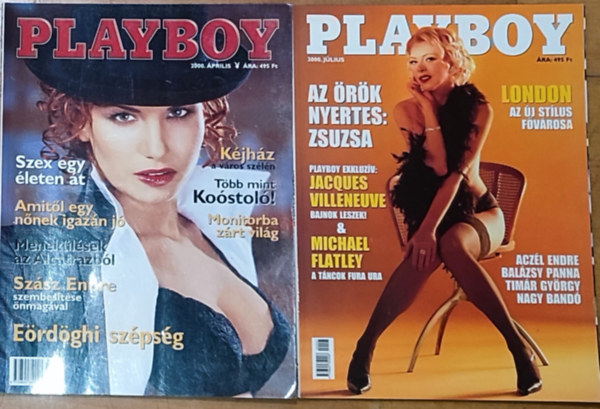 2db Playboy magazin - 2000. április; július