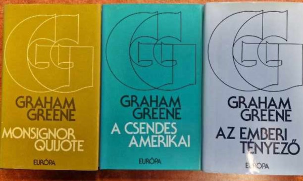 Graham Green - 3 db Graham Green:Az emberi tnyez,Monsignor Quijote,A csendes amerikai