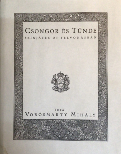 V�r�smarty Mih�ly - Csongor �s T�nde