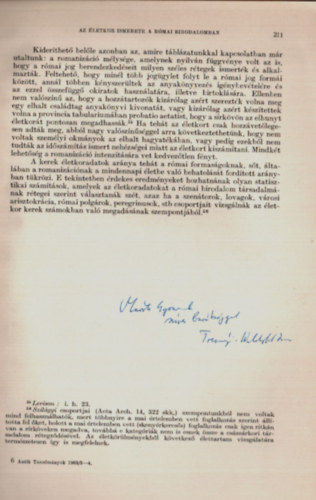 Trencs�nyi-Waldapfel Imre - Mimnermos a r�mai el�gia mint�i k�z�tt - K�l�nlenyomat - Dedik�lt