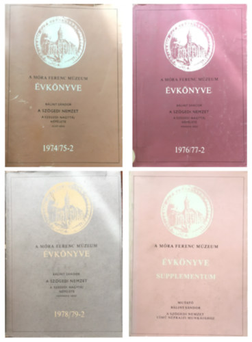 Blint Sndor - A szgedi nemzet 1974/75-2, 1976/77-2, 1978/79-2 I-III.