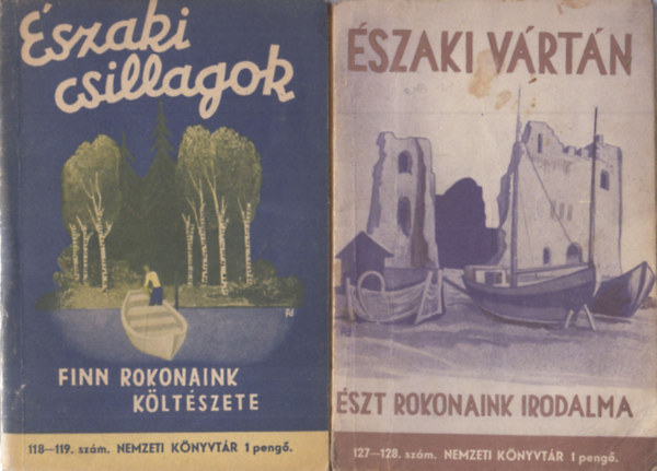 �szaki csillagok + �szaki v�rt�n (2 db Nemzeti K�nyvt�r)