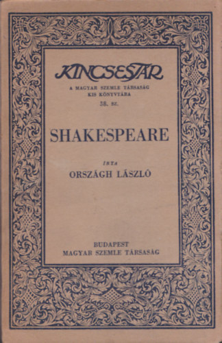 Országh László - Shakespeare (Kincsestár)