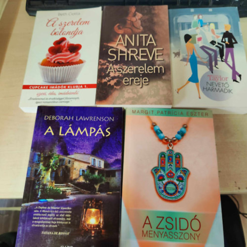 Deborah Lawrenson, Anita Shreve, Linda Taylor, Margit Patrcia Eszter Beth Ciotta - 5db knyv, KNYVMENT AJNLAT : A szerelem bolondja + A lmps + A szerelem ideje+ Nevet harmadik+ A zsid menyasszony (knyvcsomag)