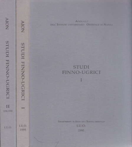 Studi Finno-Ugrici I-II.