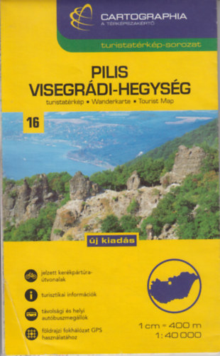 Pilis, Visegrdi-hegysg turistatrkp - 1:40 000