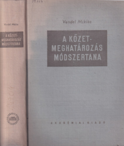 Vendel Mikl�s - A k�zetmeghat�roz�s m�dszertana