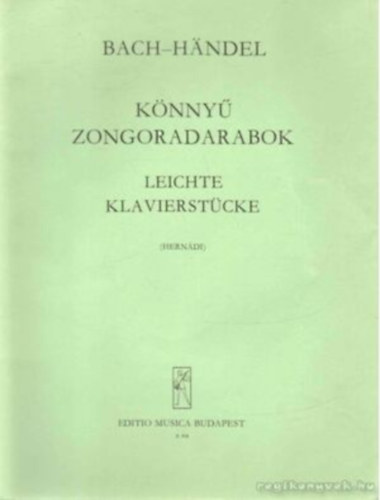 Herndi Lajos - Bach-Hndel knny zongoradarabok - Leichte Klavierstcke