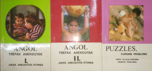 Dr. Kov�cs Magda - Angol tr�f�k, anekdot�k I.-II. + Puzzles, Curions Problems (3 f�zet)(LSI OMAK Alap�tv�ny)