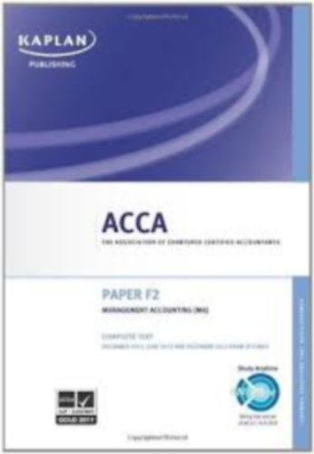 ACCA Paper F2 - Management Accounting (MA)
