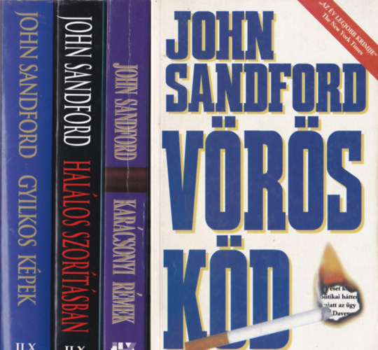 John Sandford knyvei :4db. Vrs kd- + Karcsonyi rmek + Hallos szortsban + Gyilkos kpek