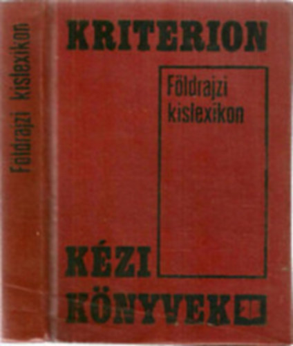 Dr. Tulogdi-Madarász-Balász - Földrajzi kislexikon