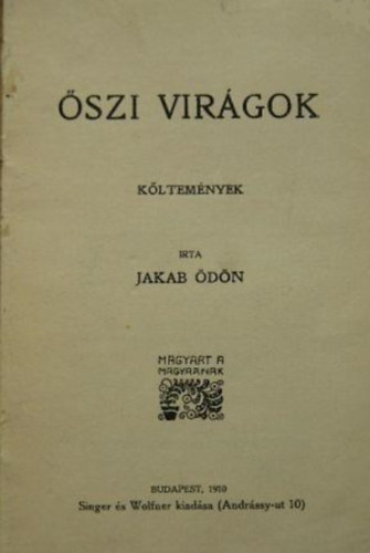 Jakab �d�n - �szi vir�gok