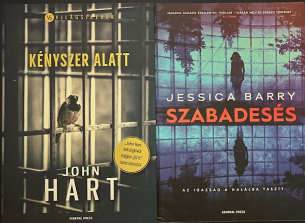 Jessica Barry John Hart - Krimi k�nyvcsomag (2 k�tet )