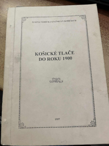 Kassai Nyomtatás 1900-ig