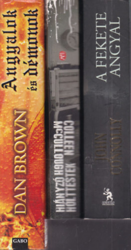 Colleen  McCullough, Dan Brown John Connolly - 3 db. krimi (A fekete angyal + Hinyz holttestek + Angyalok s dmonok)