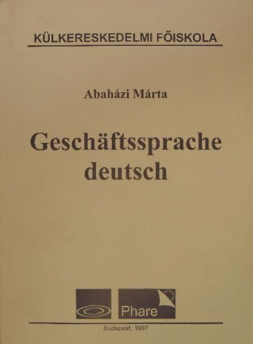 Abah�zi M�rta - Gesch�ftssprache deutsch