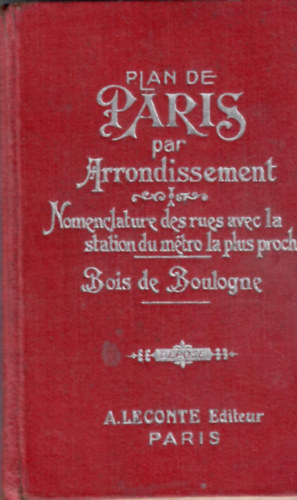 Plan de Paris par Arrondissement (Nomenclature des rues avec la station du mptro la plus proche
