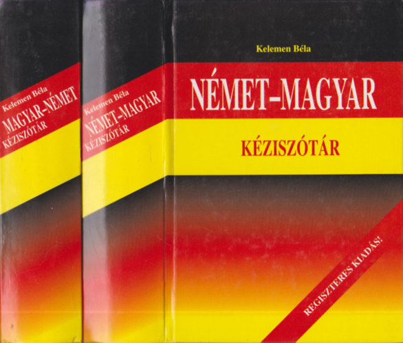 Kelemen Béla - Német-magyar kéziszótár + Magyar-német kéziszótár (Regiszteres kiadás)