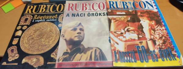 Rcz rpd  (fszerk.) - 3 db Rubicon, trtnelmi folyirat, szrvnyszmok