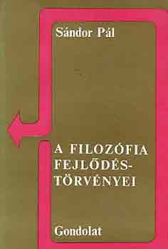 Sndor Pl - A filozfia fejldstrvnyei