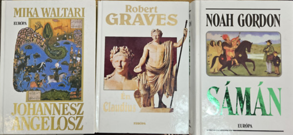 Mika Waltari, Robert Graves Noah Gordon - 3 db trtnelmi regny: Smn +  Johannesz Angelosz + n, Claudius - Tiberius Claudius rmai csszr nletrajzbl