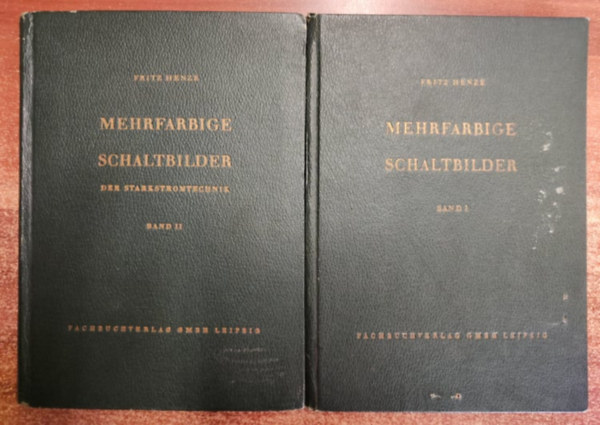 Frizt Henze - Mehrfarbige Schaltbilder in den genormten Farben I-II./nmet nyelv, Tbbszn kapcsolsi rajzok szabvnyos sznekben I-II./