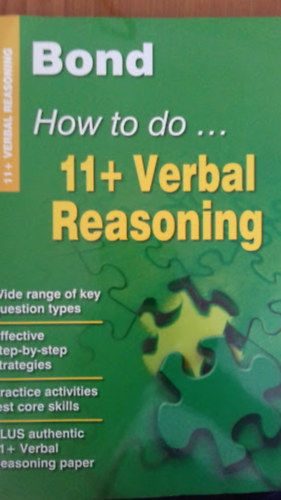 Alison Primrose - Bond How to do 11+ Verbal Reasoning