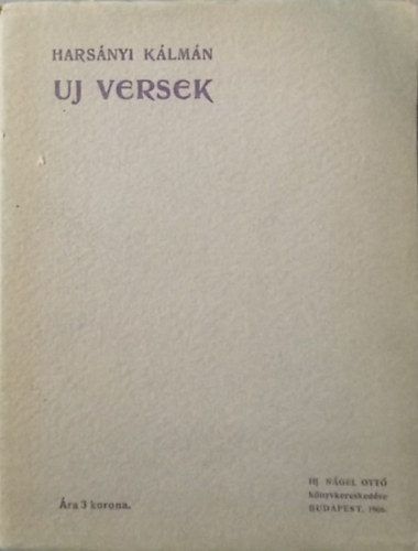 Harsnyi Klmn - Uj versek