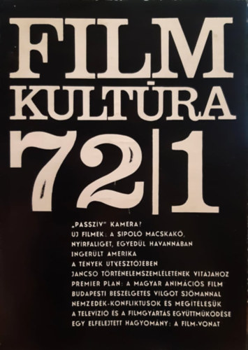 Filmkultúra 72 teljes évfolyam (1-6)